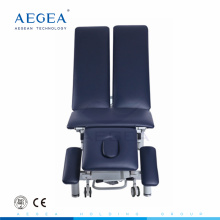 AG-ECC19 mesa de examen de sofá de paciente médica de hospital de varias posiciones con patas divididas